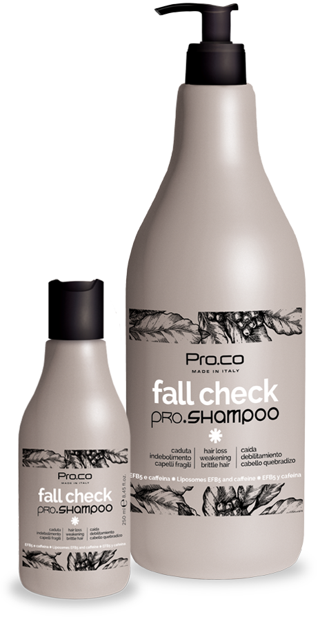 Fall check Pro.Shampoo | prodotto professionale per capelli fragili