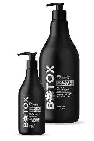 Botox effect | plumping hair mask