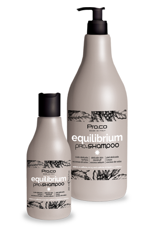 Equilibrium Pro.Shampoo | producto profesional para cabello graso y con caspa