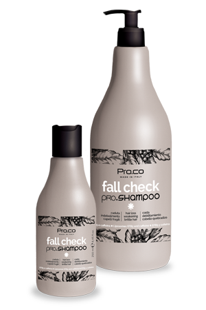 Fall Check Pro.Shampoo | producto profesional para cabellos frágiles